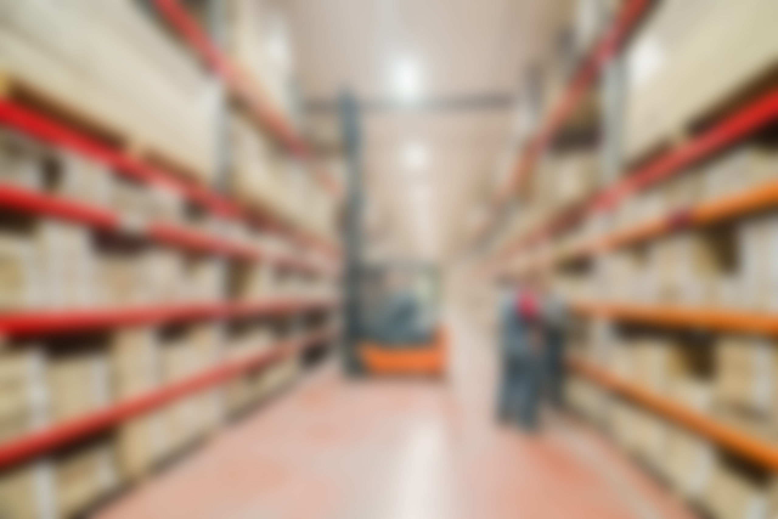 Large modern warehouse theme blur background Large modern warehouse theme creative abstract blur background with bokeh effect